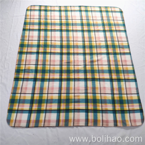Chinese Supply Double Brush Polar Fleece Blanket Full Printing Fleece Stamped Blanket